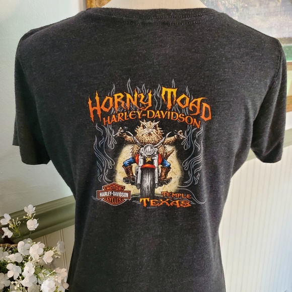 Harley Davidson women's tee shirt grey large - Picture 6 of 13